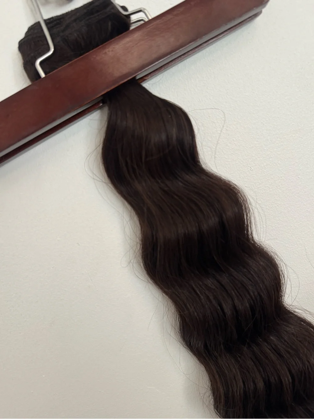 100% Human Hair Weft Extensions #2 Dark Brown 18” 100g Body Wave